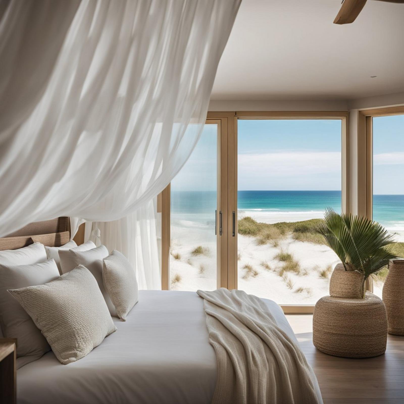 7 coastal bedroom curtain ideas (ocean views) 22 Create Calm with Seafoam Green Curtains