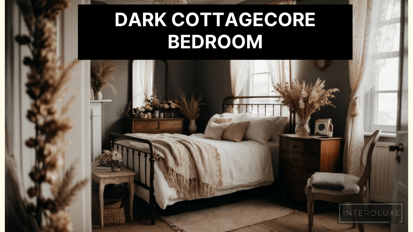 15 Dark Cottagecore Bedroom Ideas (That Feel Magical)