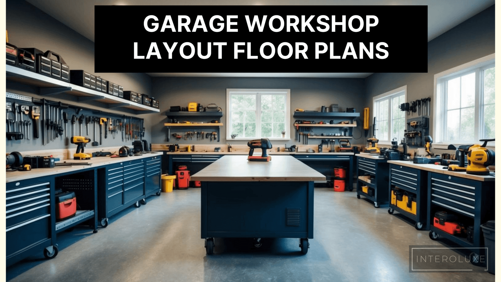 10 Garage Workshop Layout Floor Plans Maximize Space 