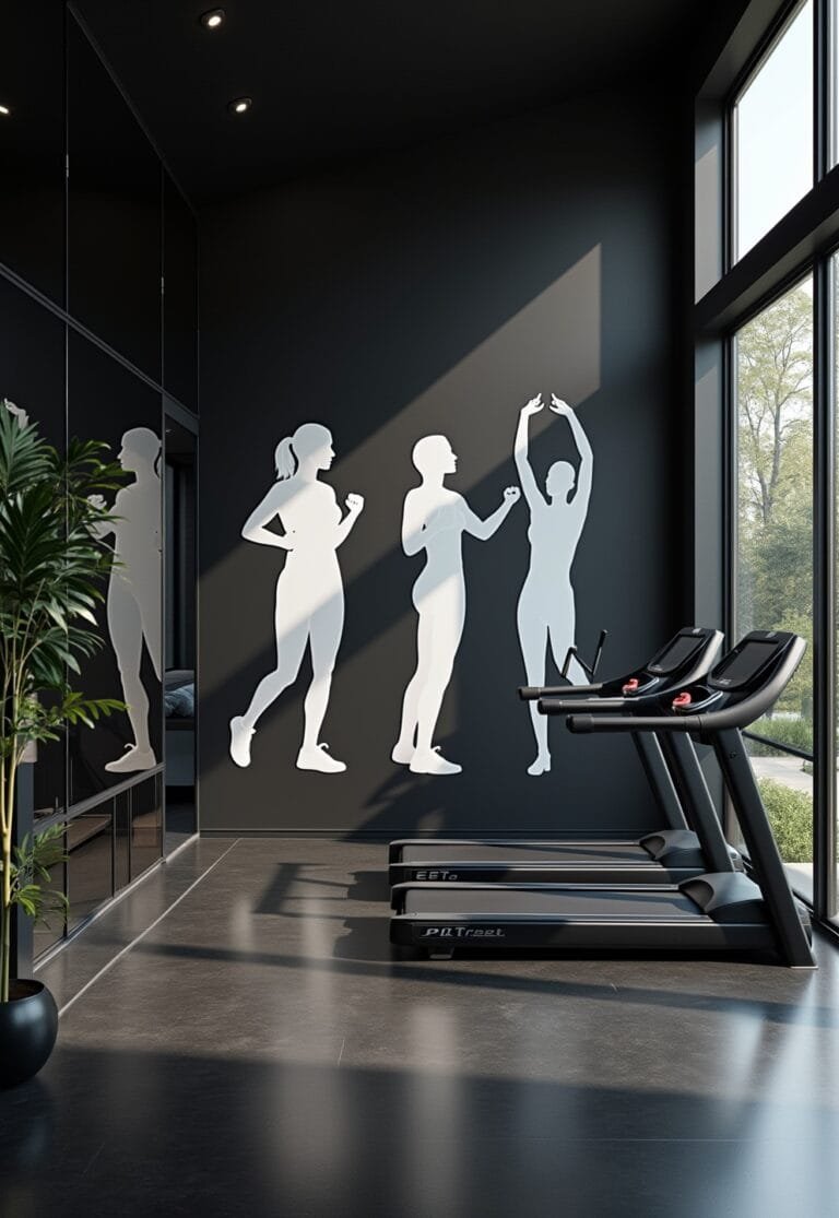 7 Home Gym Wall and Decor Ideas (Get Insanely Fit!) – Interoluxe