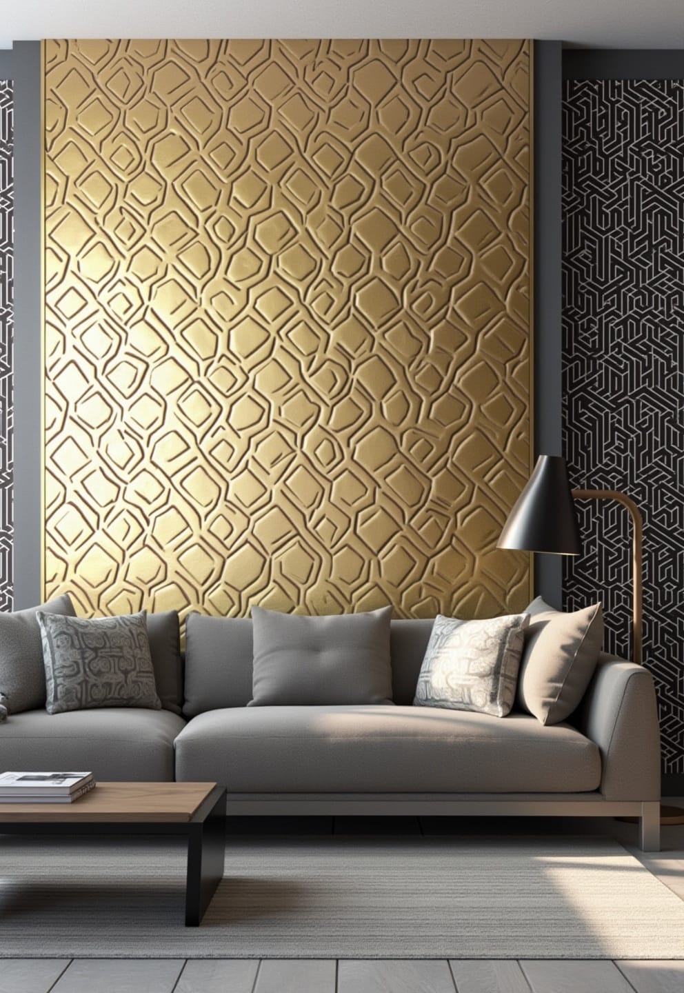 2) Floating Shelves Display