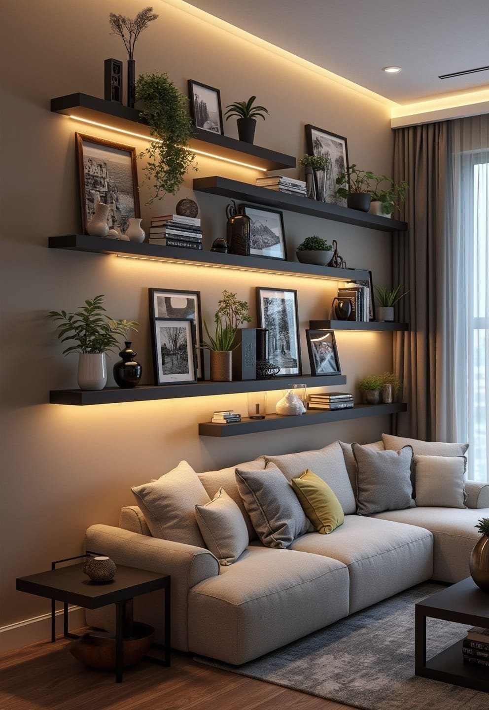 5) Large Mirror Decor