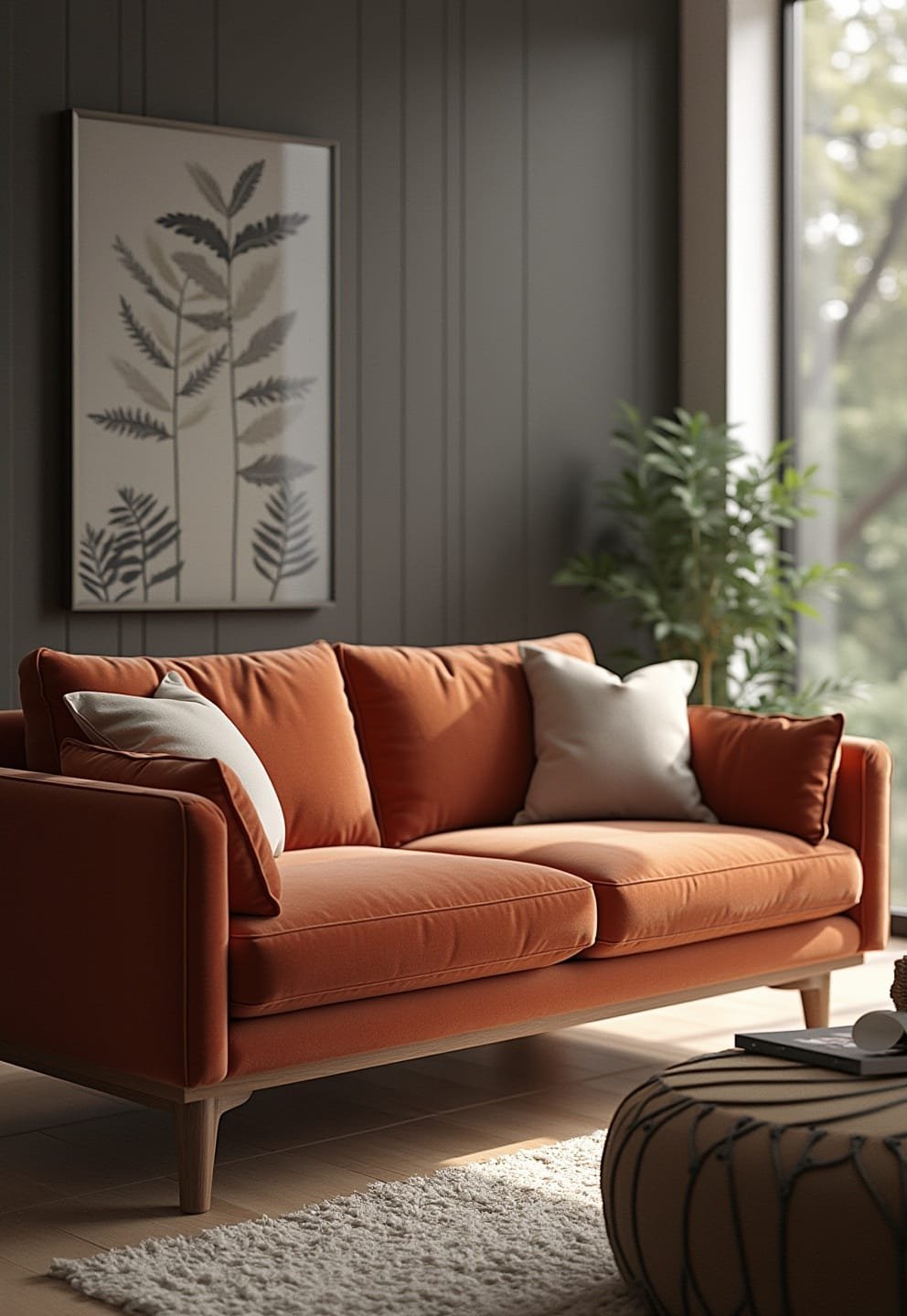 7 luxury living room sofas for modern homes (absolute elegance) 8 6) Burrow Nomad Leather Sofa