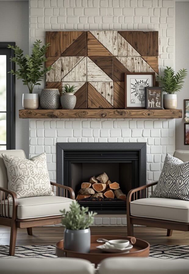 7 Modern Farmhouse Above-Couch Wall Decor Ideas (Transform Any Room ...