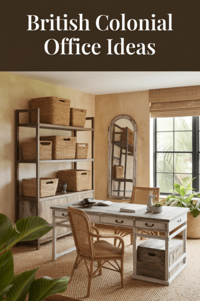 15 British Colonial Style Office Essentials (Exotic Elegance!) – Interoluxe
