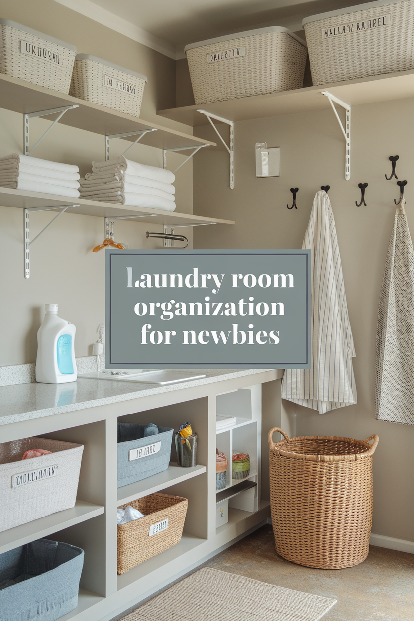 laundry room organization for newbies