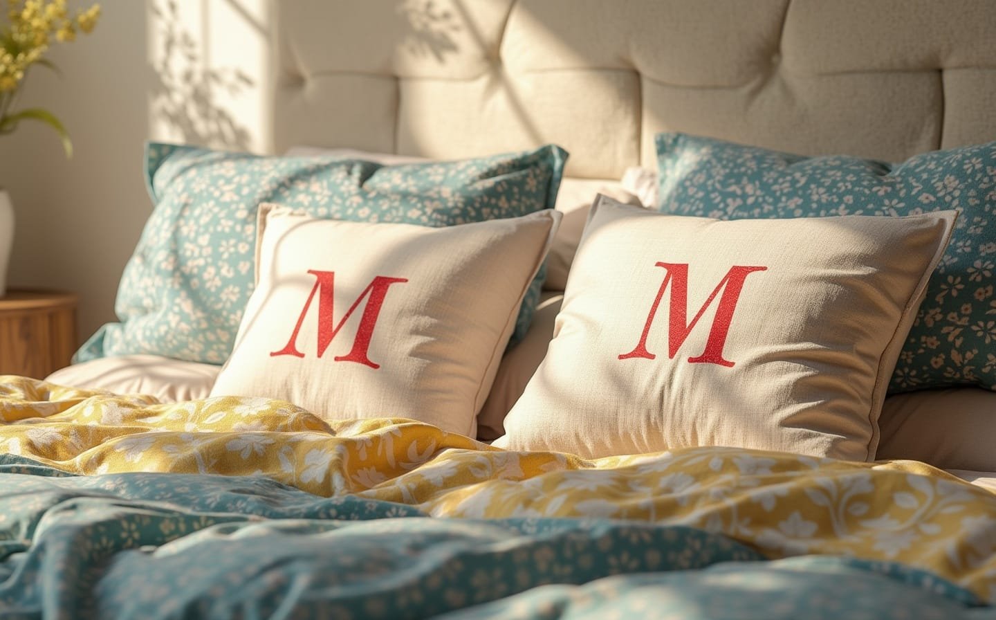 3) Custom Monogrammed Pillowcases