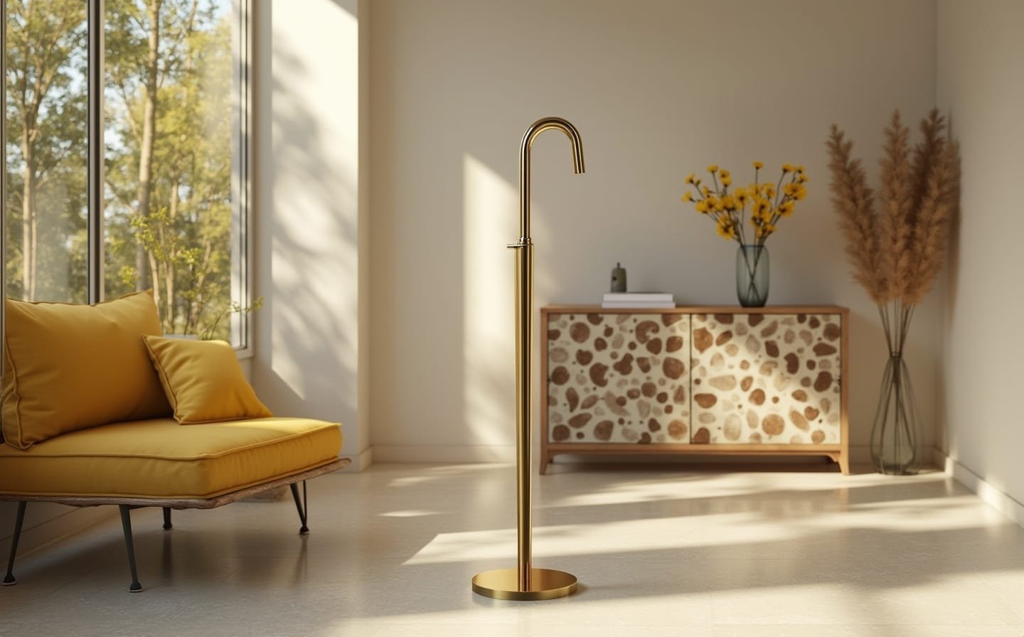 6) Brass Umbrella Stand