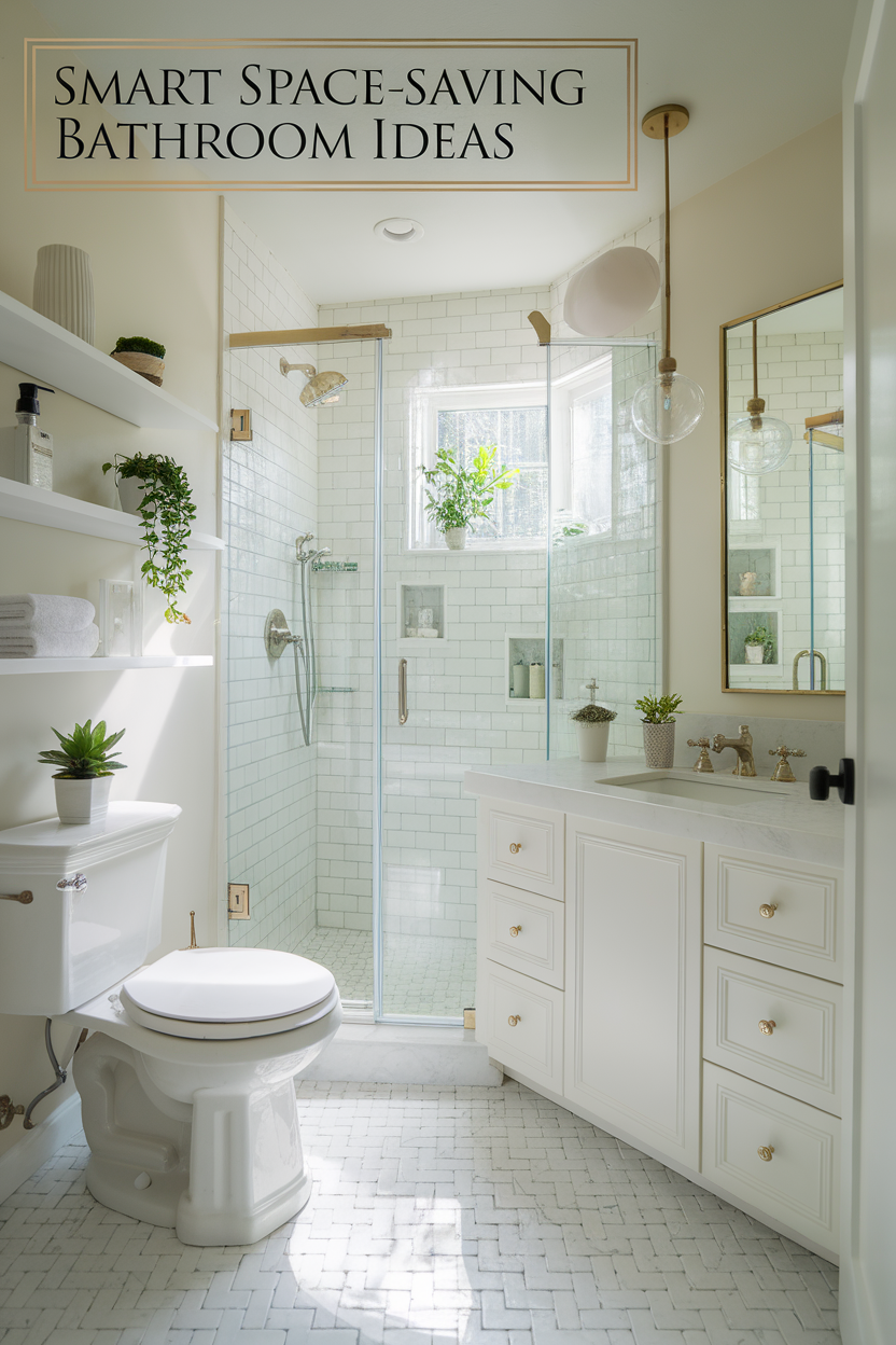 How to Maximize Your Small Bathroom with Brilliant Space-Saving Ideas