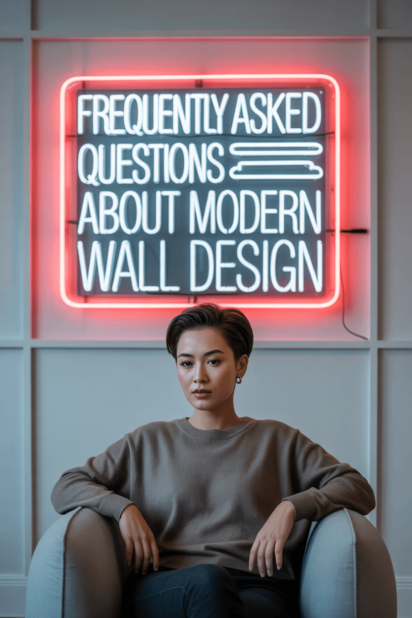Frequently Asked Questions About Modern Wall Design
