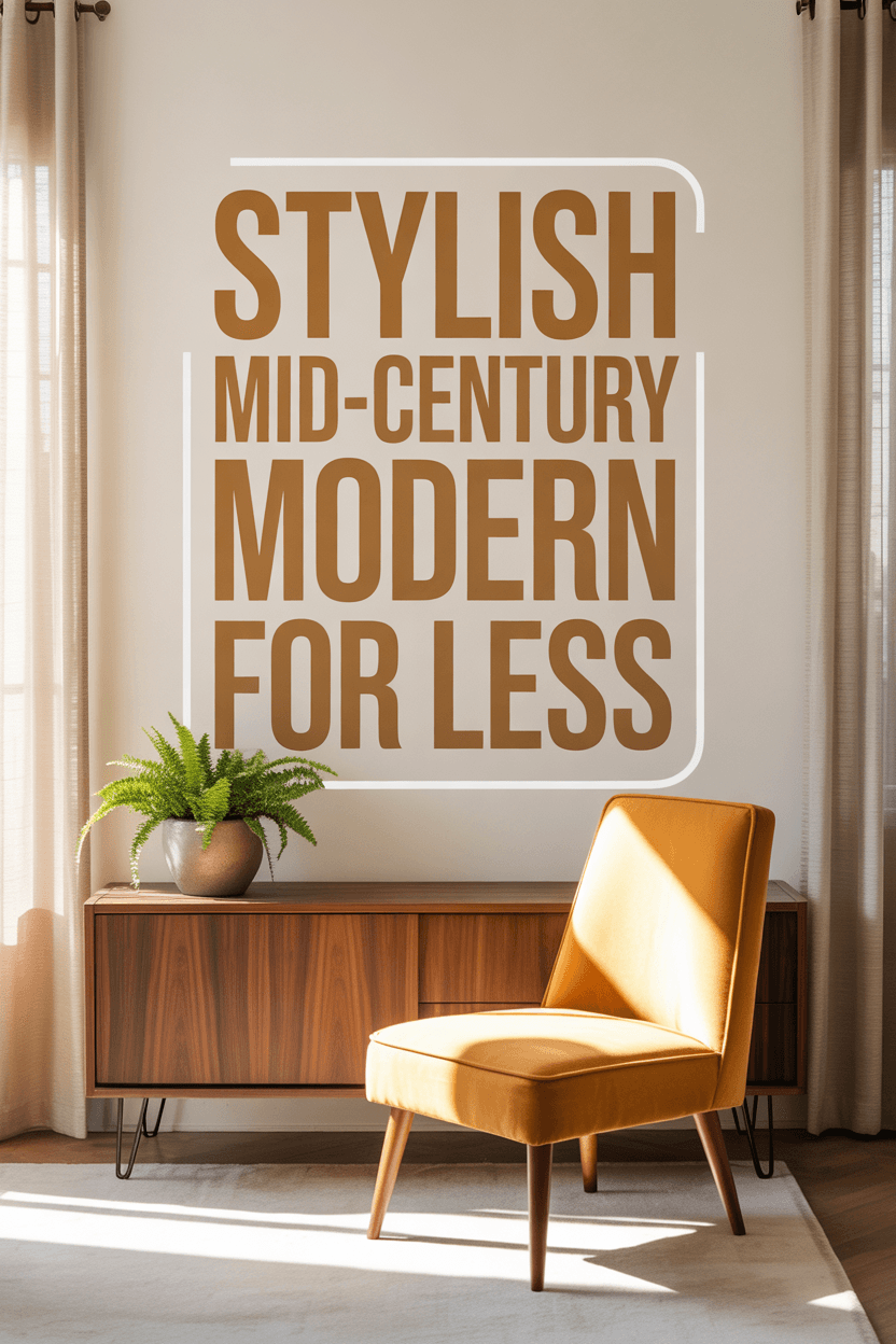 Get the Look: Authentic Mid-Century Modern Finds Under $300
