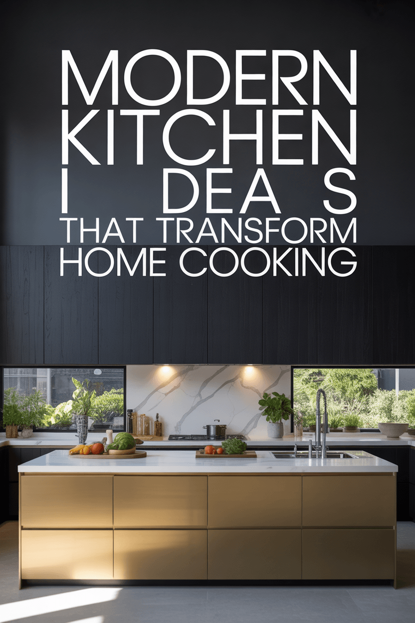 10 Game-Changing Modern Kitchen Ideas That Redefine Home Cooking