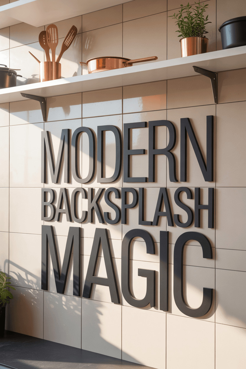 Eye-Catching Backsplash Treatments