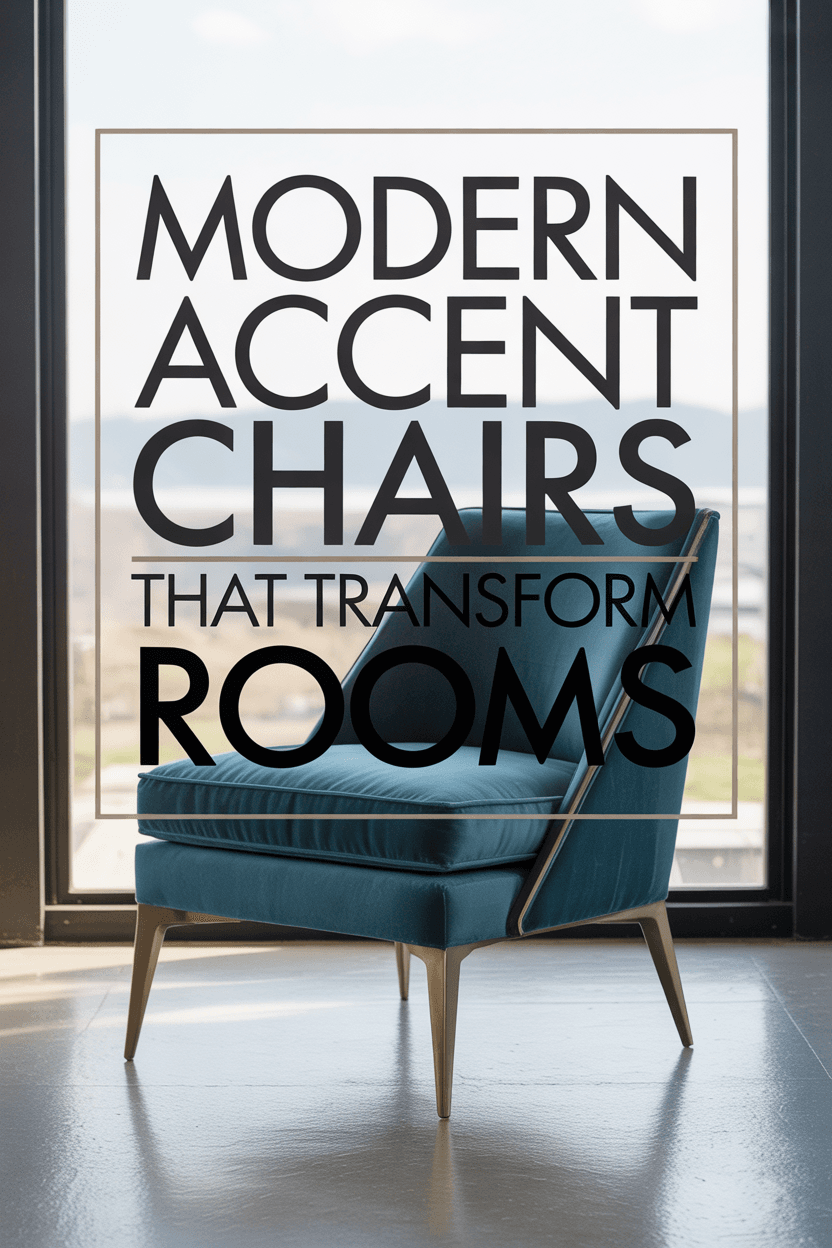 10 Stunning Modern Accent Chairs That Transform Rooms Instantly