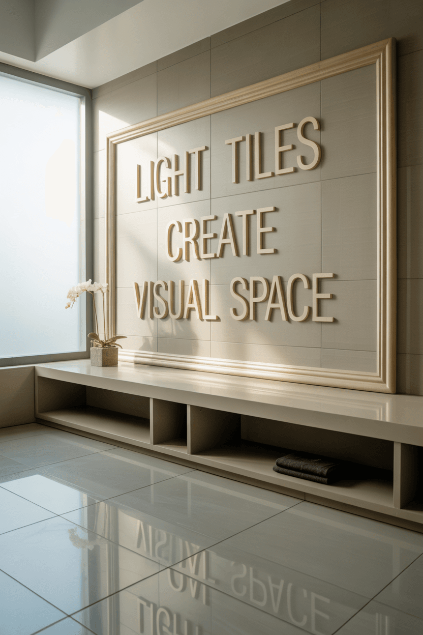 10 tile tricks that make small bathrooms feel surprisingly spacious 2 Embrace Brightness: How Light-Colored Tiles Create an Illusion of Space