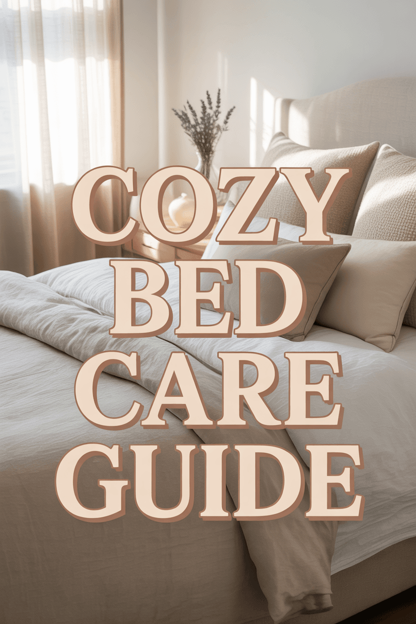 Maintaining Your Cozy Bed