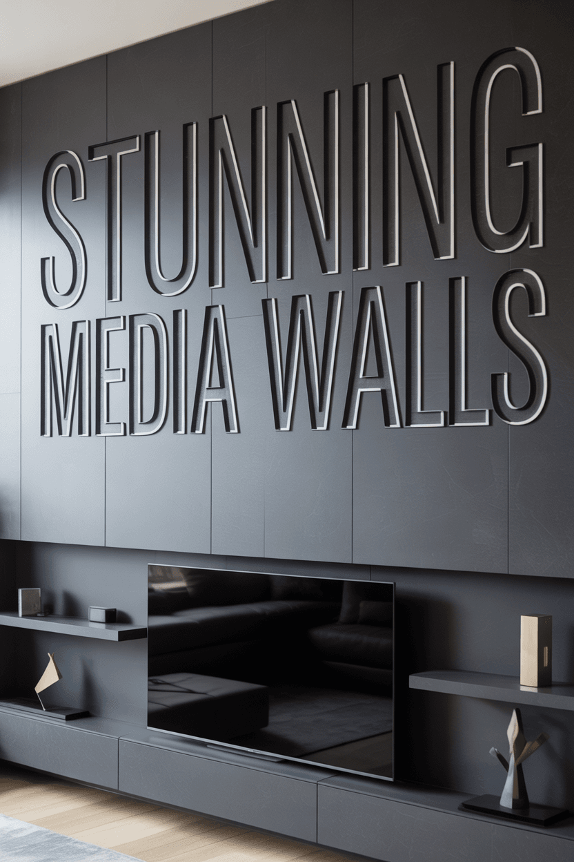 15 Showstopping Media Wall Designs That Will Transform Your Living Space