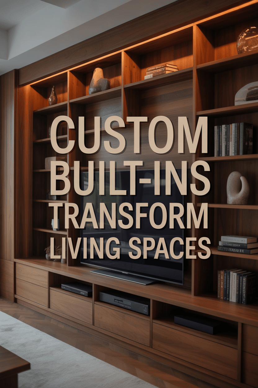 15 showstopping media wall designs that will transform your living space 3 The Classic & Cohesive: Custom Built-In Entertainment Centers