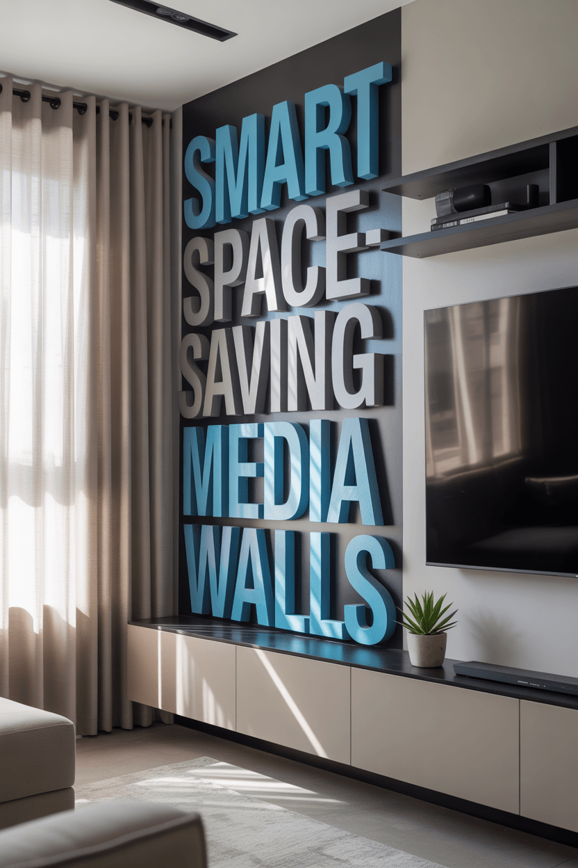 15 showstopping media wall designs that will transform your living space 14 Clever Small Space Media Wall Solutions