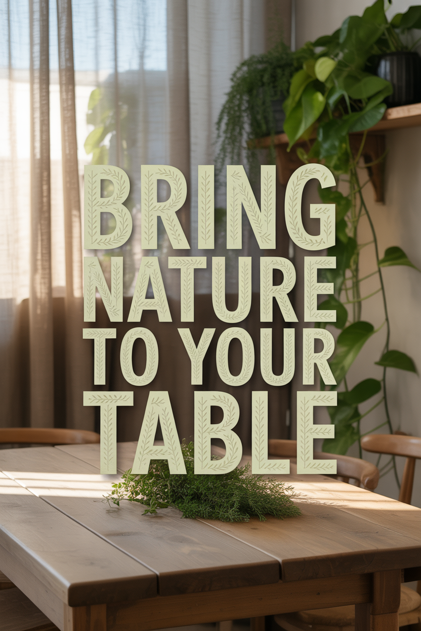 Bringing Life to Dining Areas with Indoor Plants