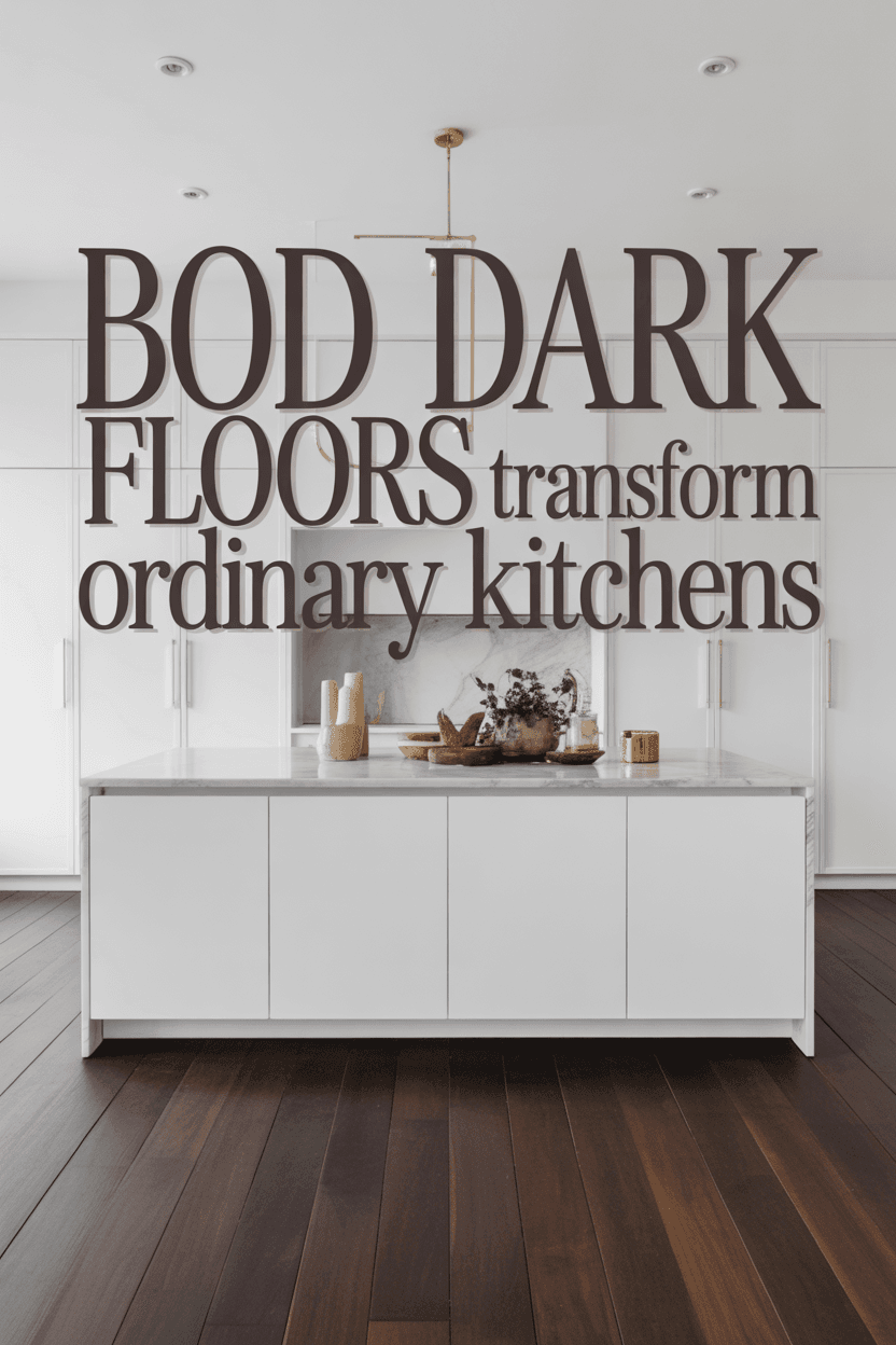 7 Bold Dark Kitchen Floors That Transform Ordinary Spaces