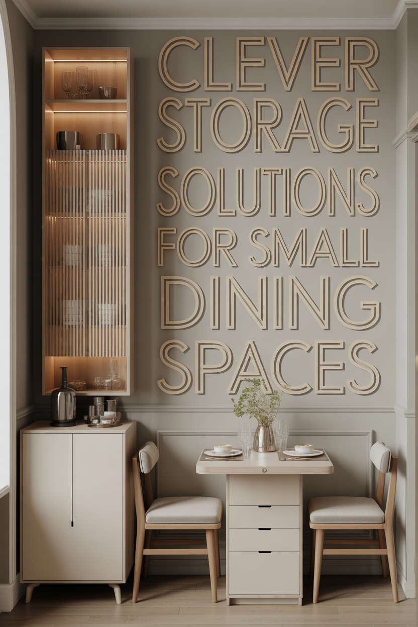 Hide and Sleek: Elegant Storage for a Clutter-Free Setting