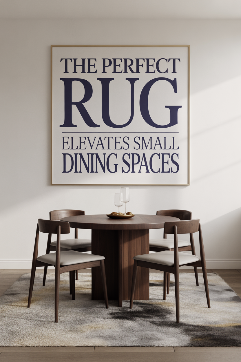 Define Your Dining Zone with the Perfect Rug