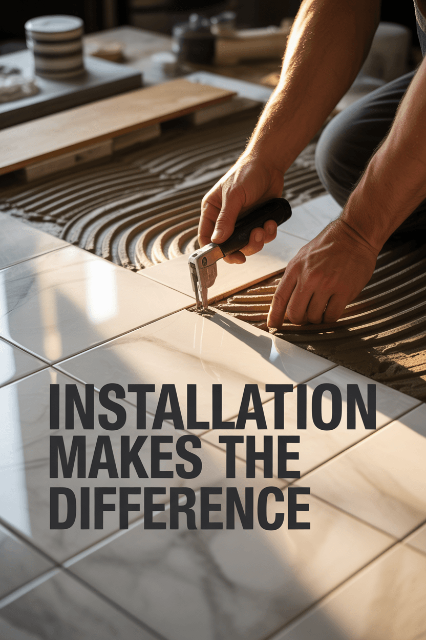 The Warmth of Wood, The Strength of Tile