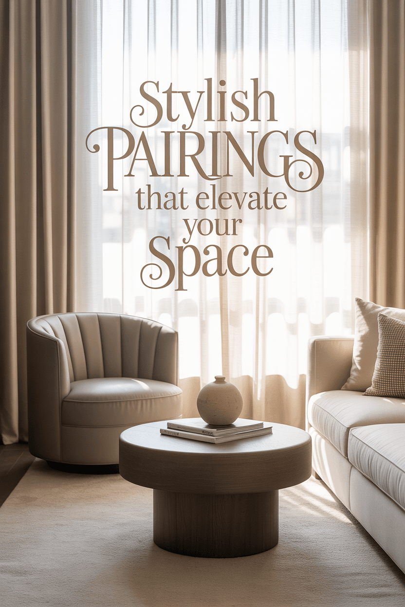 Creating Balance: Pairing with Other Furniture