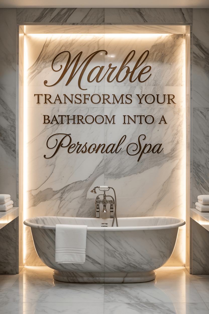 How to Design a Spa-Like Bathroom with Marble