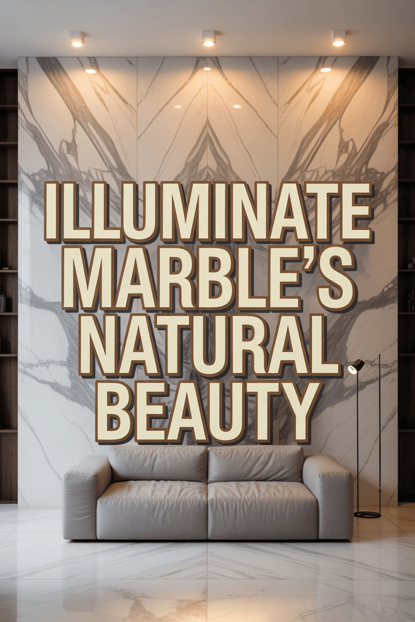 Lighting Your Marble Accent Wall Effectively