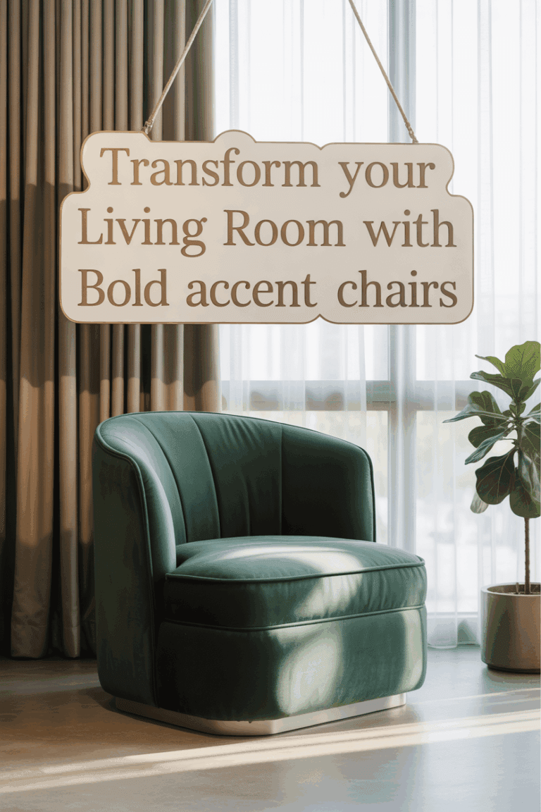 9 Statement-Making Accent Chairs That Will Transform Your Living Room ...