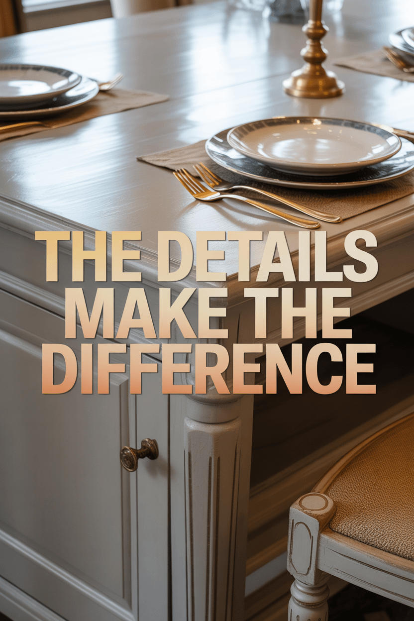 From drab to fab: reviving your dining room set on a budget 8 Adding Distinctive Finishing Touches