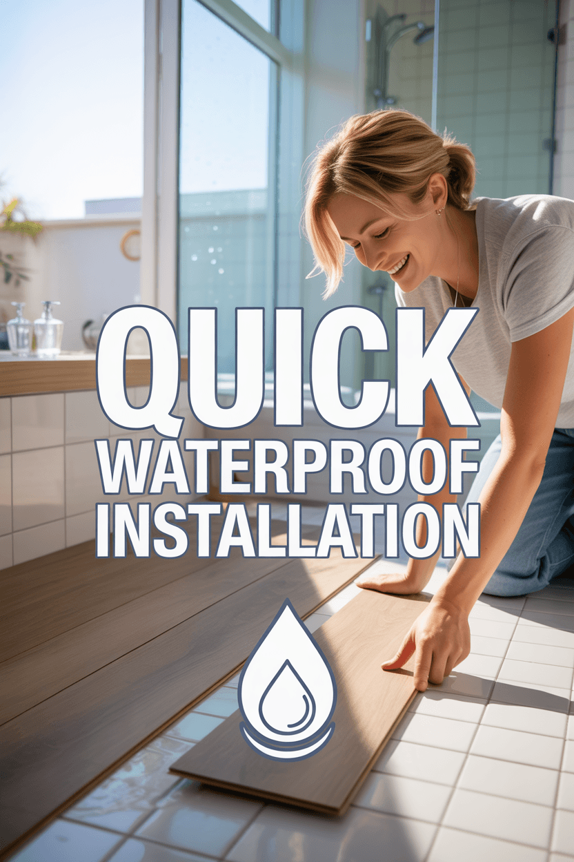 Bathroom flooring ideas that really work 6 Waterproof Laminate: Quick Installation for Modern Bathrooms