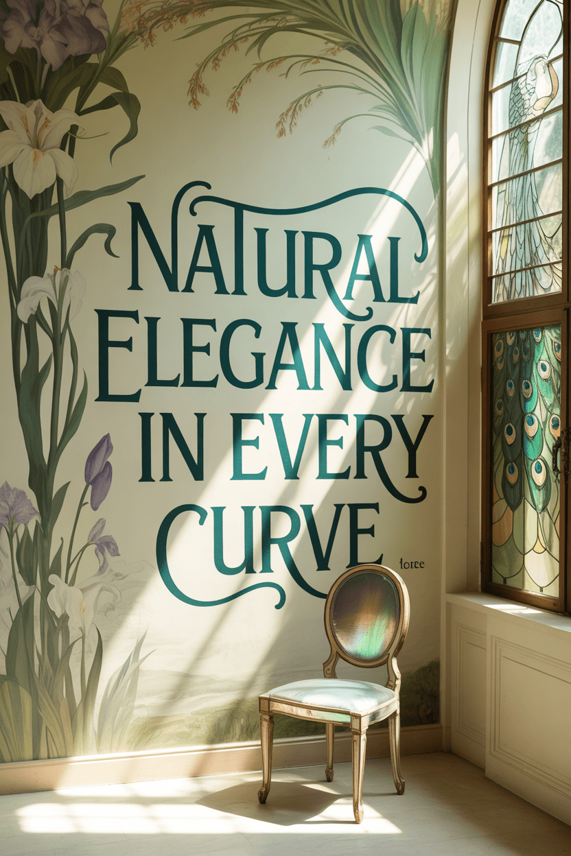 Bringing nature's elegance indoors: the flowing beauty of art nouveau design 4 Essential Characteristics of Art Nouveau Spaces