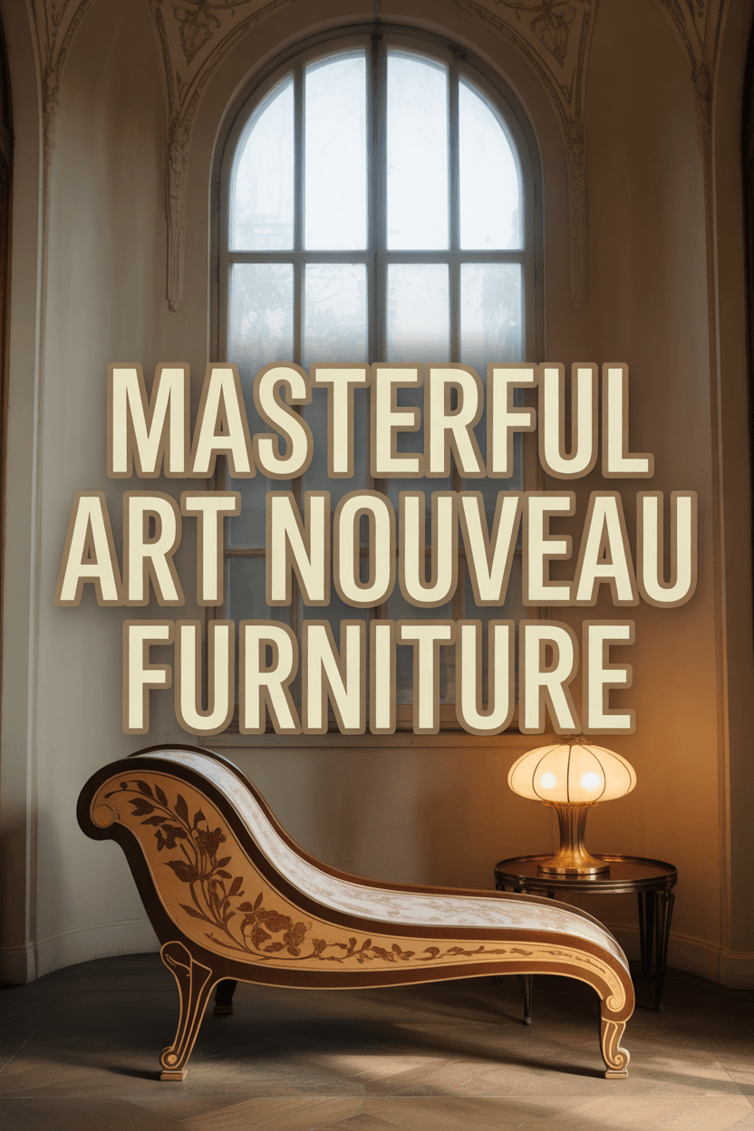 Bringing nature's elegance indoors: the flowing beauty of art nouveau design 9 Distinctive Furniture Styles and Influential Designers