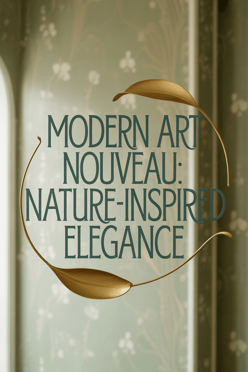 Bringing nature's elegance indoors: the flowing beauty of art nouveau design 13 Bringing Art Nouveau Elements Into Modern Homes