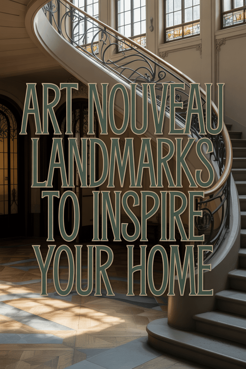 Bringing nature's elegance indoors: the flowing beauty of art nouveau design 14 Finding Inspiration in Iconic Art Nouveau Structures