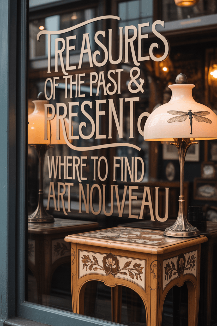 Bringing nature's elegance indoors: the flowing beauty of art nouveau design 15 Where to Find Art Nouveau Pieces for Your Home