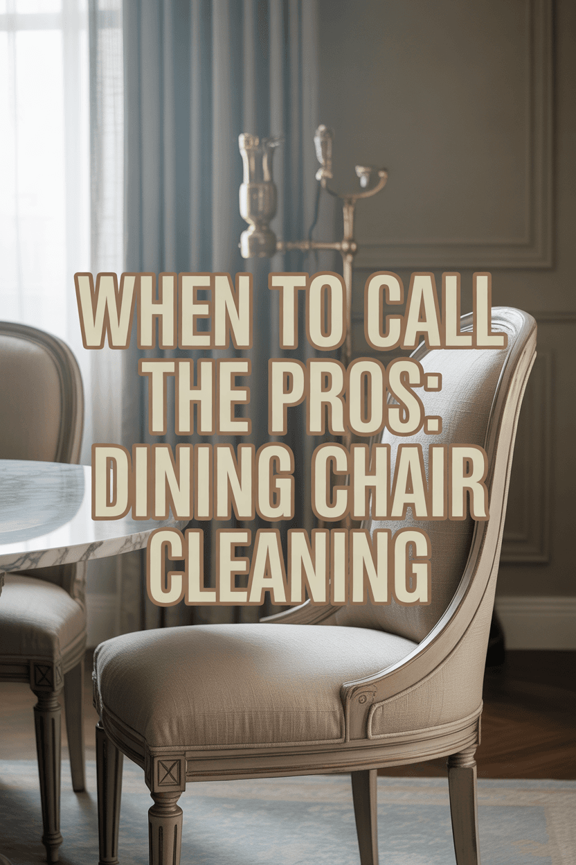How to Spot-Clean Wood Chairs with Finesse