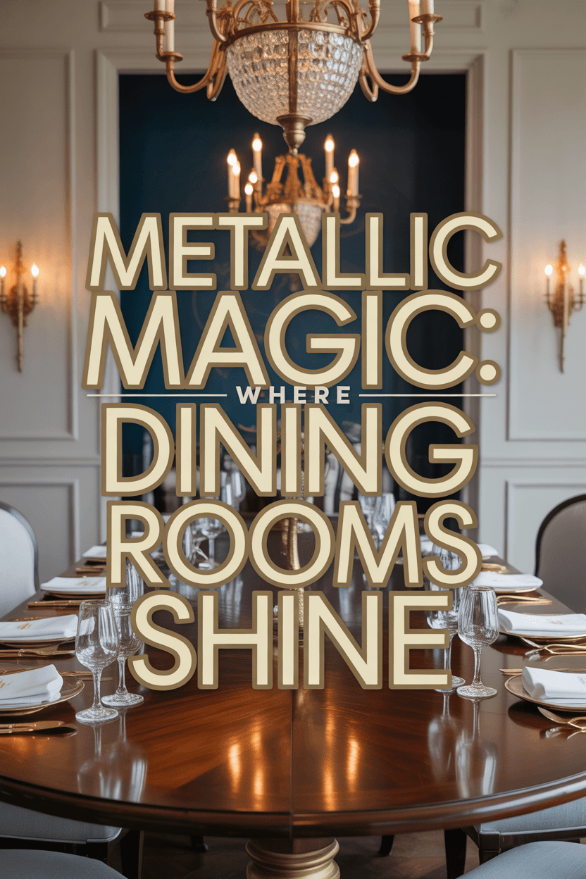 Add a Touch of Opulence with Jewel Tones and Metallics