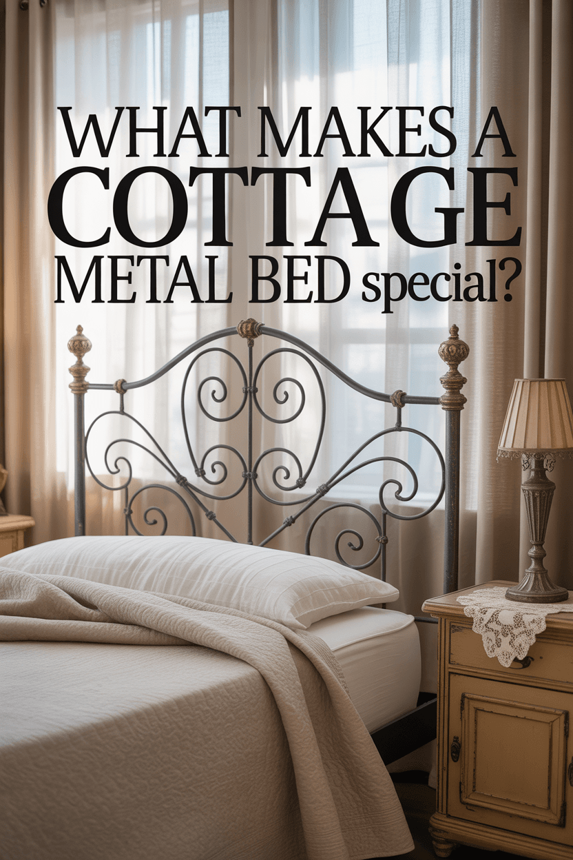 The Enduring Allure of the Cottage Metal Bed