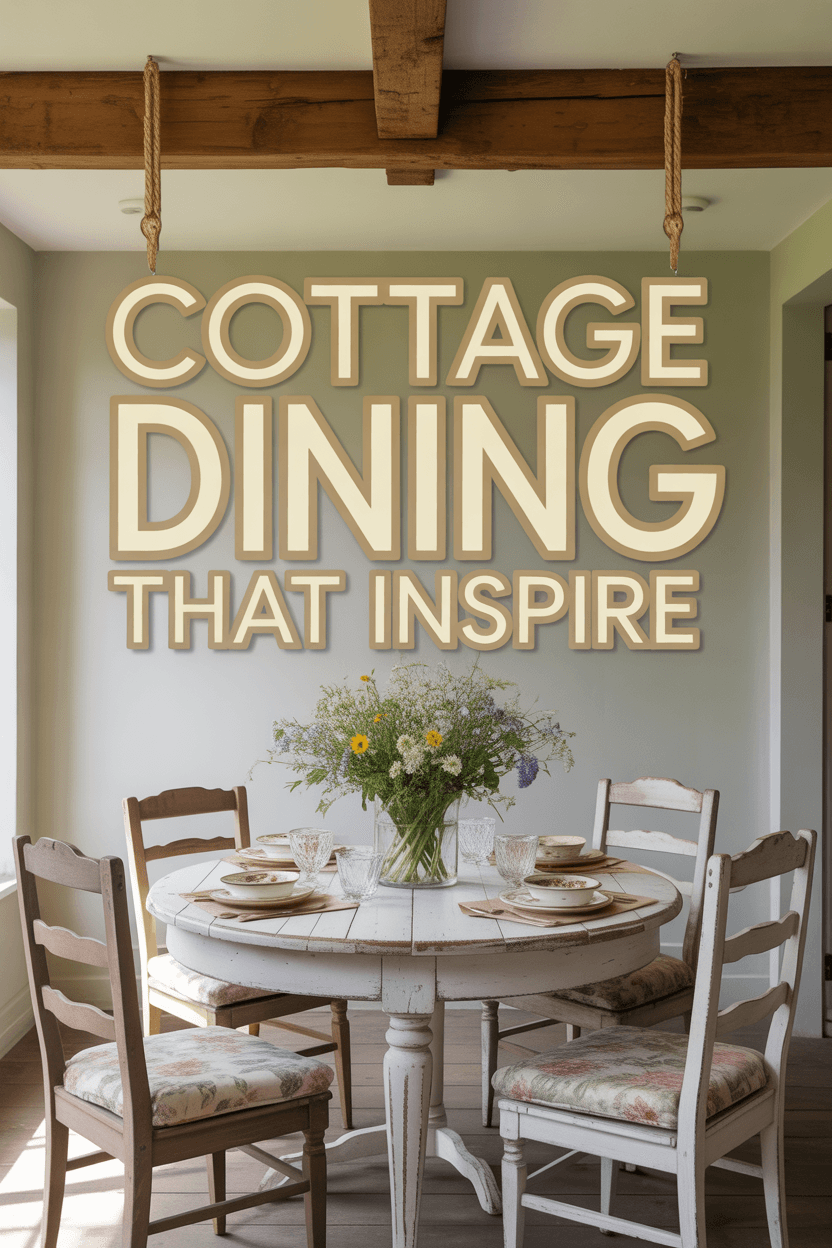 Cozy Charm: The Ultimate Guide to Cottage Dining Room Furniture
