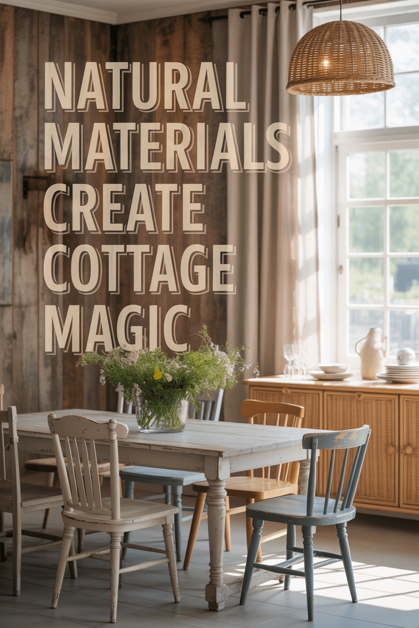 Materials That Create Authentic Cottage Charm