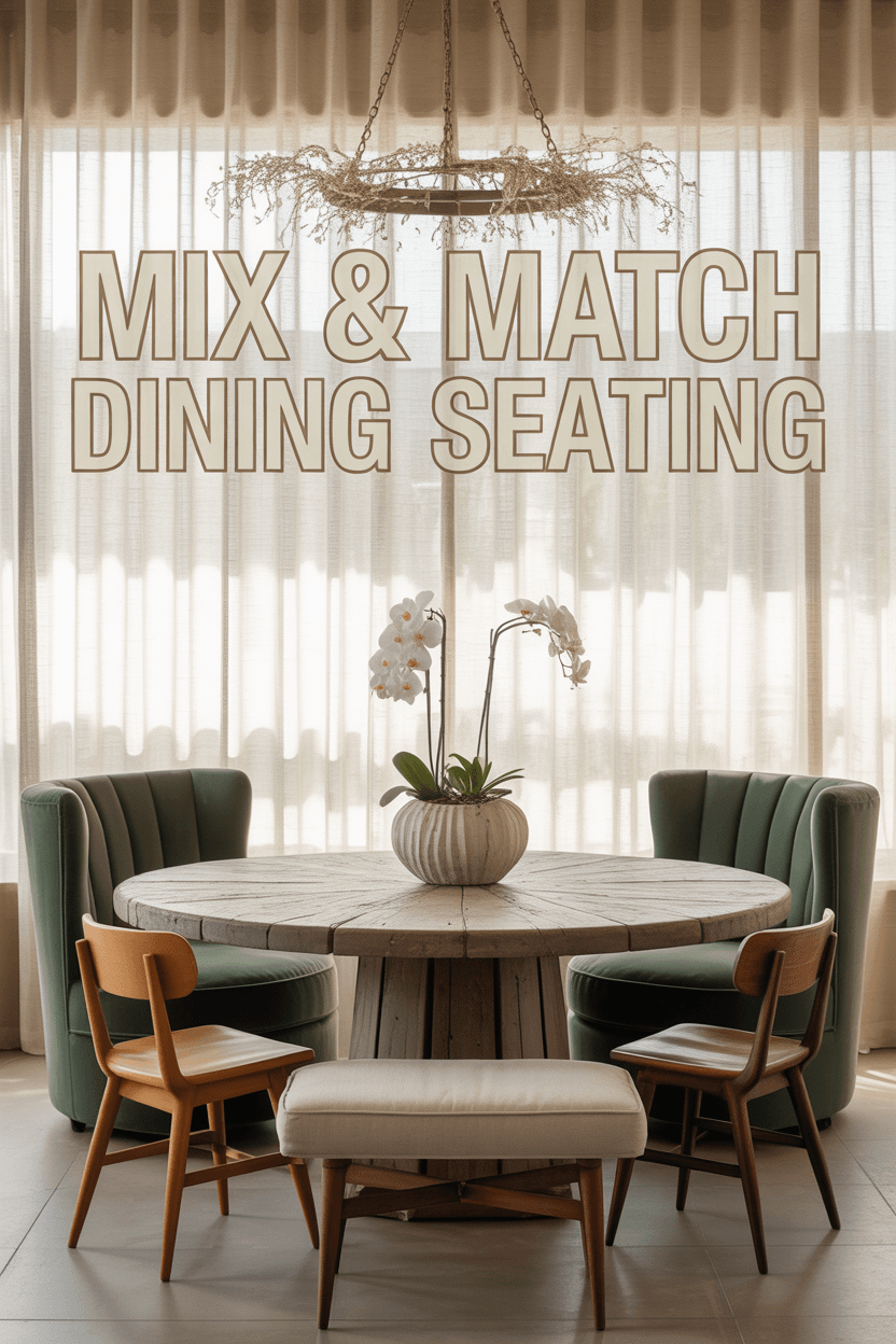 Dining room makeovers: 10 pinterest trends that actually work 6 Mix, Don't Match: The Art of Creative Chair Combinations