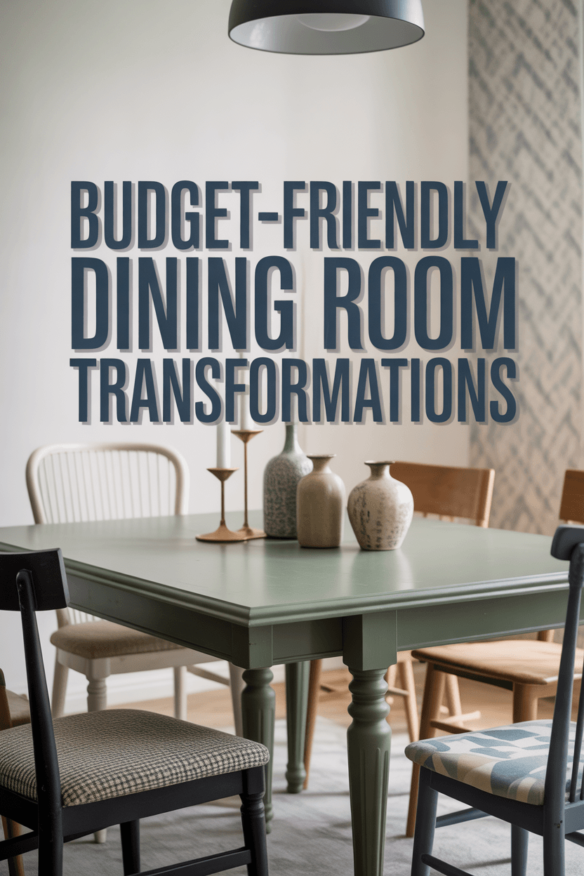 Dining room makeovers: 10 pinterest trends that actually work 7 Chic Updates for a High-Impact Look on a Budget