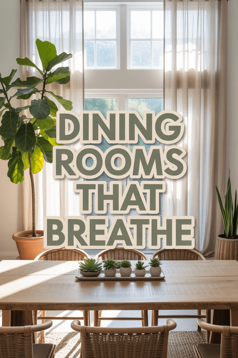 Dining room makeovers: 10 pinterest trends that actually work 8 Bring the Outdoors In With Biophilic Design