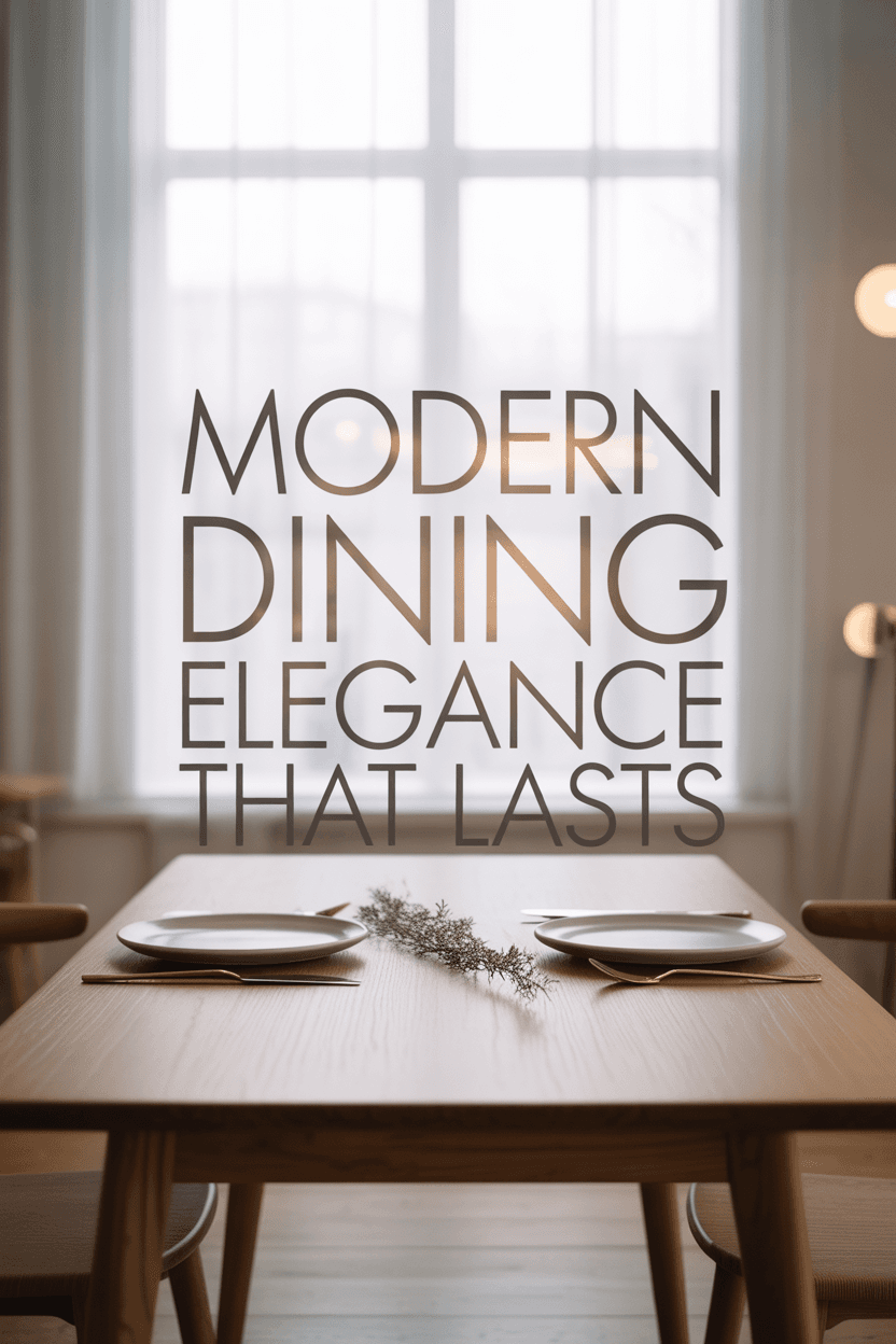 How to Create Your Ideal Dining Space