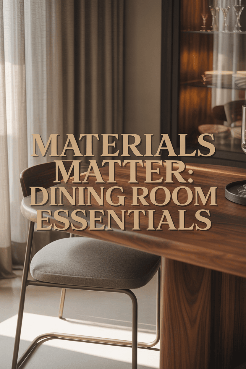 How to Choose the Right Colors for Your Dining Furniture