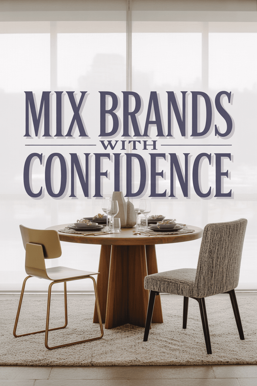 How to Mix and Match Furniture for a Curated Look